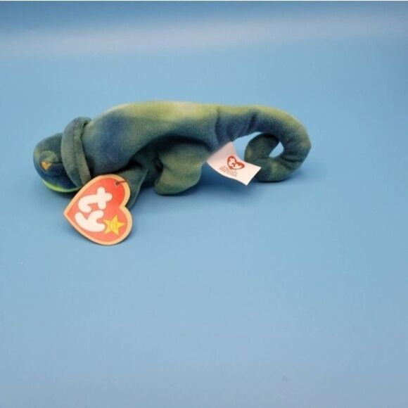 📦 Teenie Beanies Iguana #6 Iggy - Picture 1 of 2